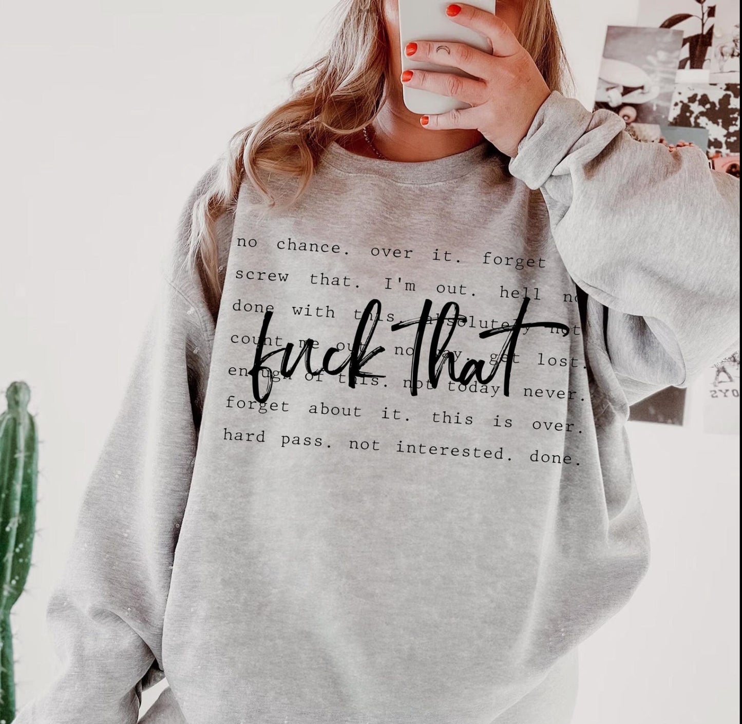 Fuck that