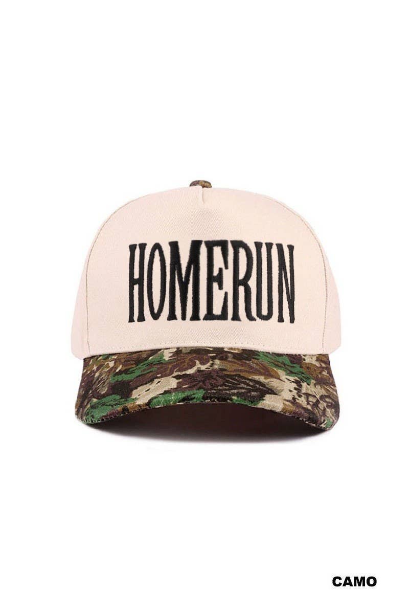 Homerun Two Tone Cotton Hat