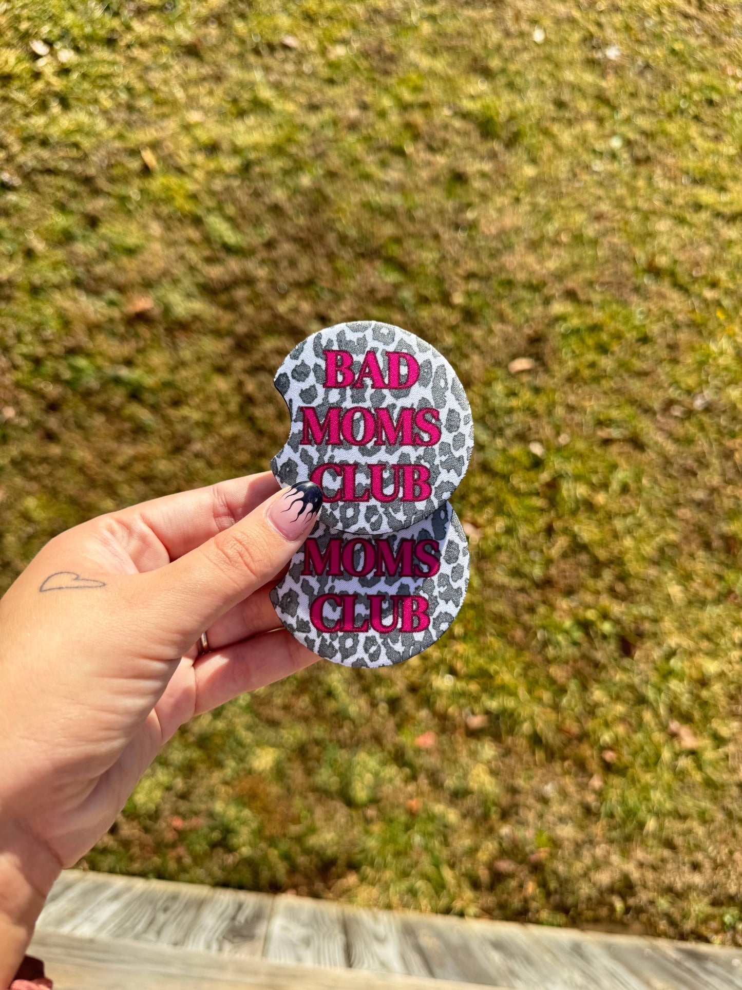 Bad Moms Club Car Coaster Set