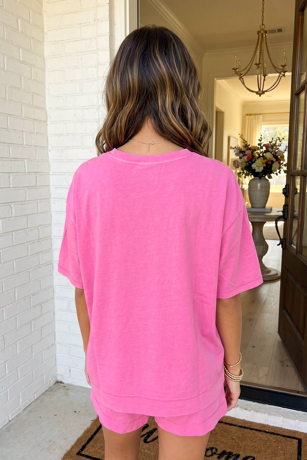 LAS Patch Pocket Oversized Loungewear Set (S-XL)