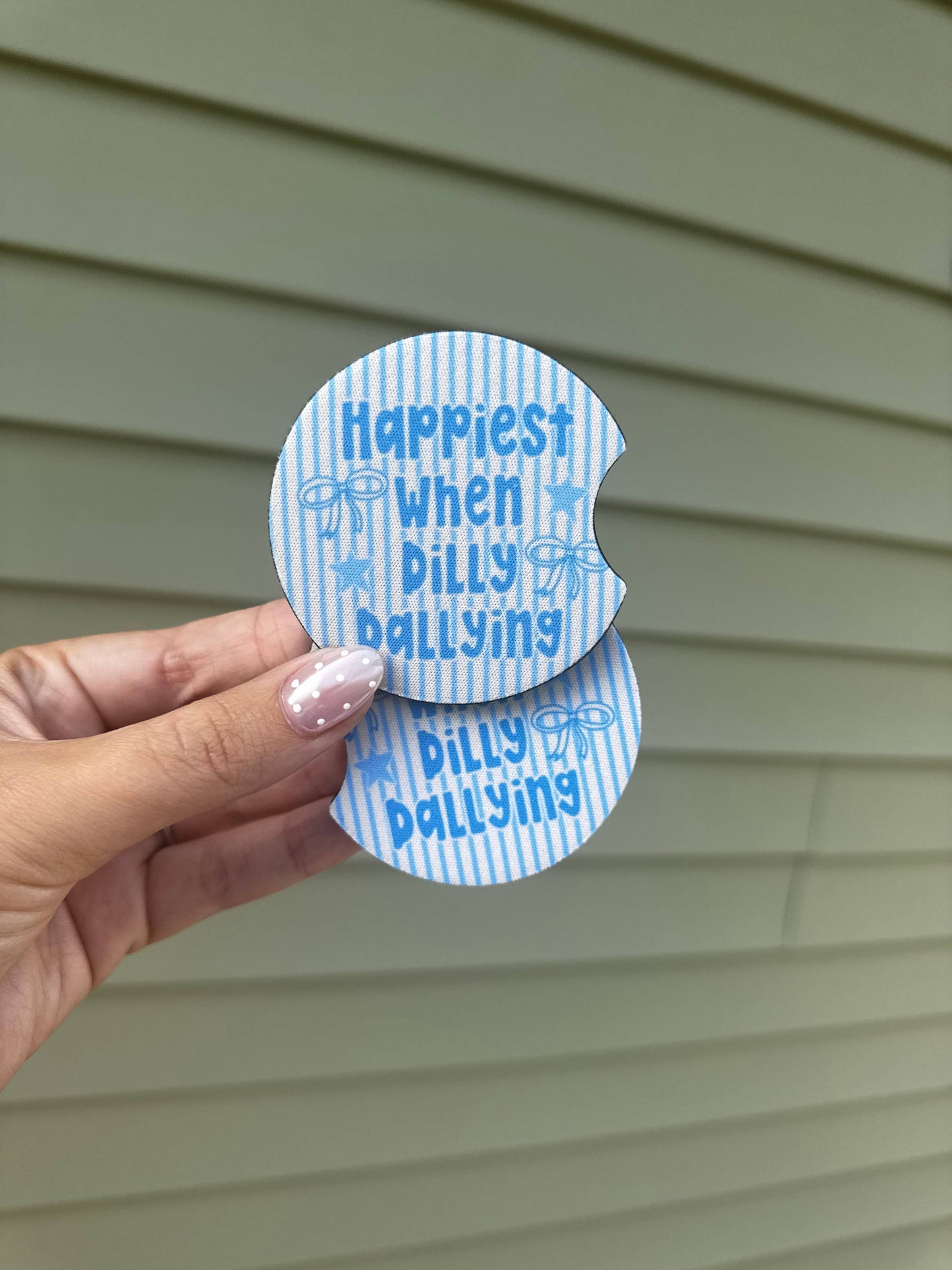 Dilly Dally Car Coaster Set