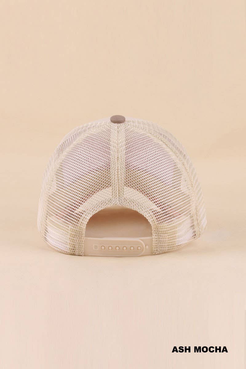 Happy Is The New Rich Two Tone Snapback Hat