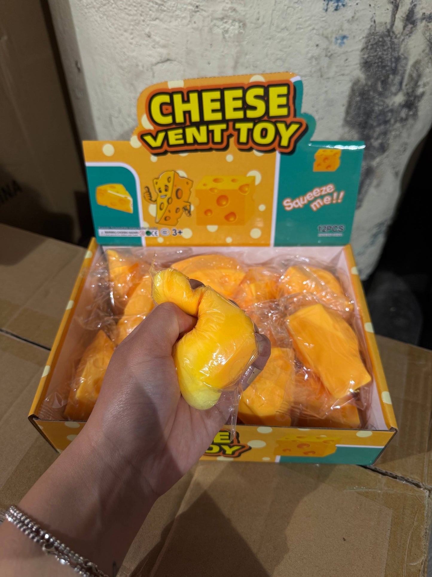 Squishy Triangle Toy Cheese | HOT | Trendy | A023