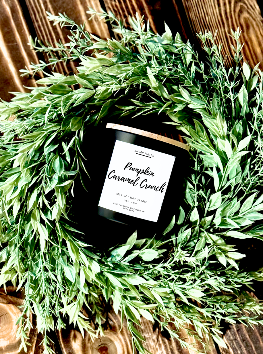 Pumpkin Caramel Crunch 16 oz 100% Soy Candle