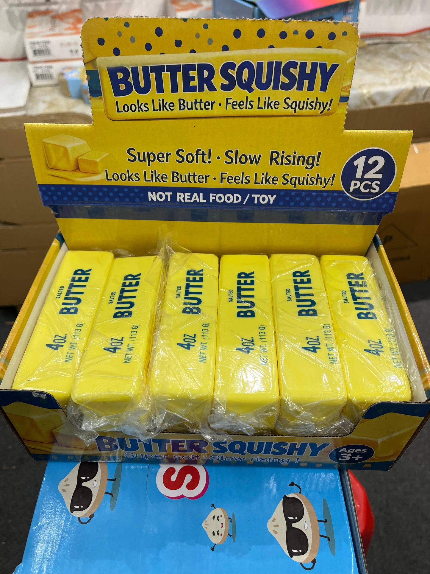 4oz Squishy Yellow & Rainbow Toy Butter | HOT | A001 & A002