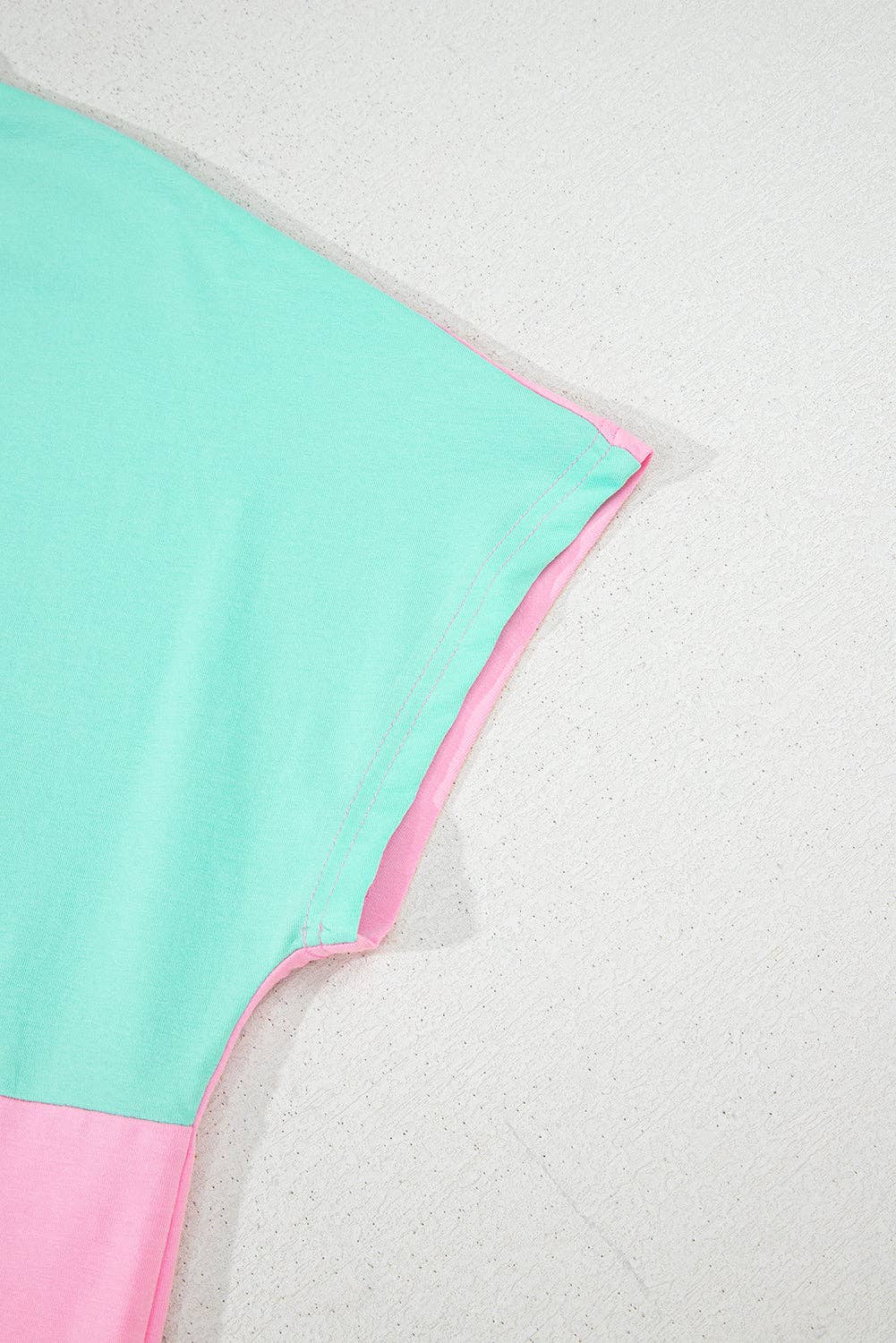Colorblock Short Sleeve Henley T-Shirt