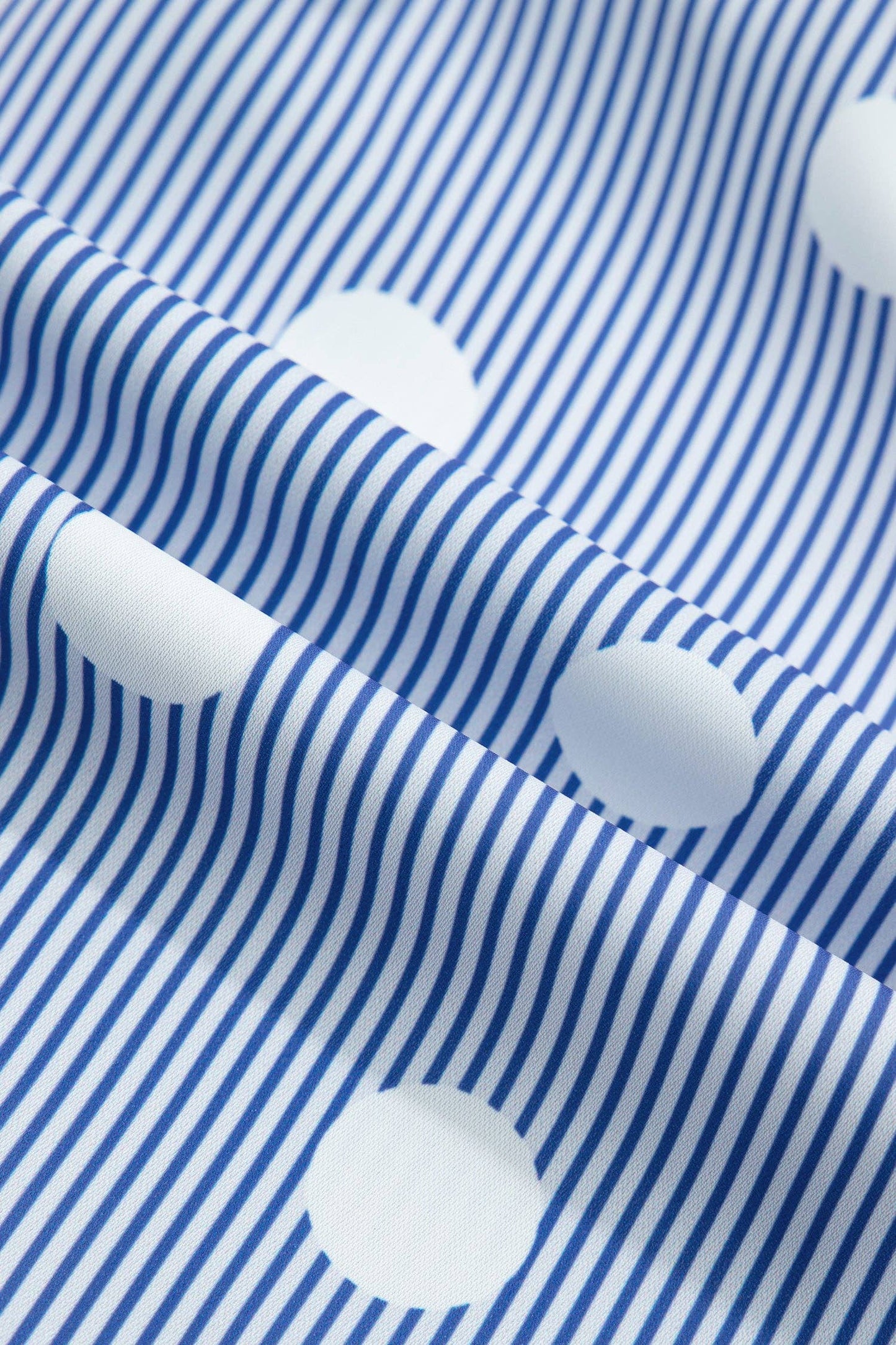PRETTY BASH Polka Dot Shirred High Waist Shorts