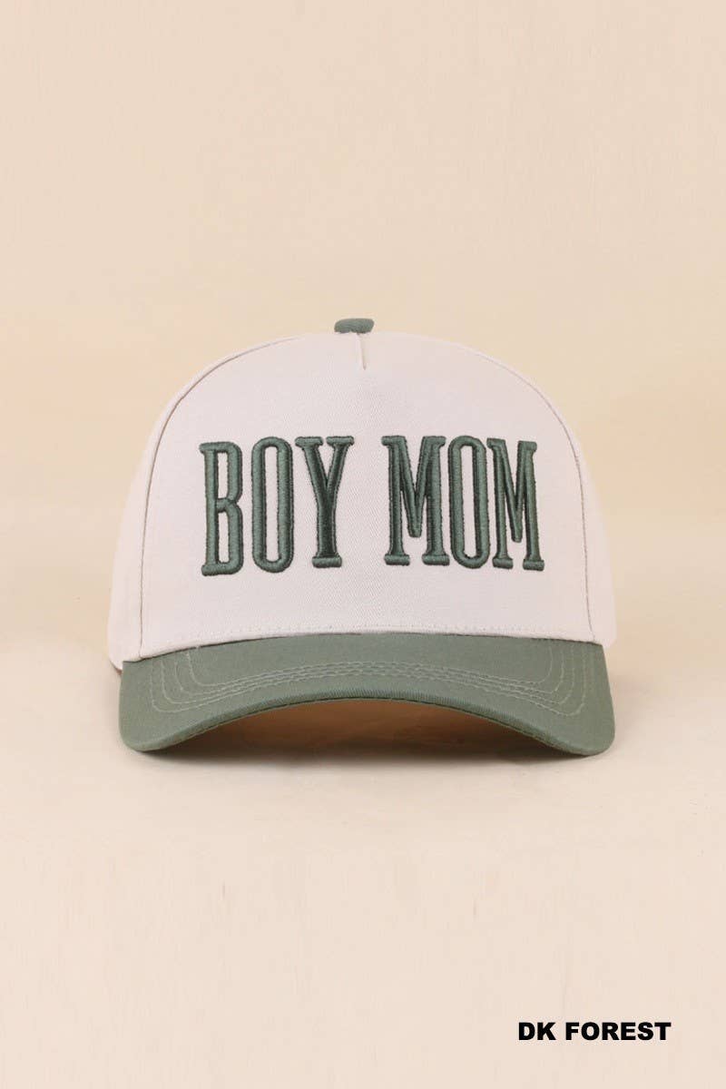 Boy Mom Two Tone Snapback Hat