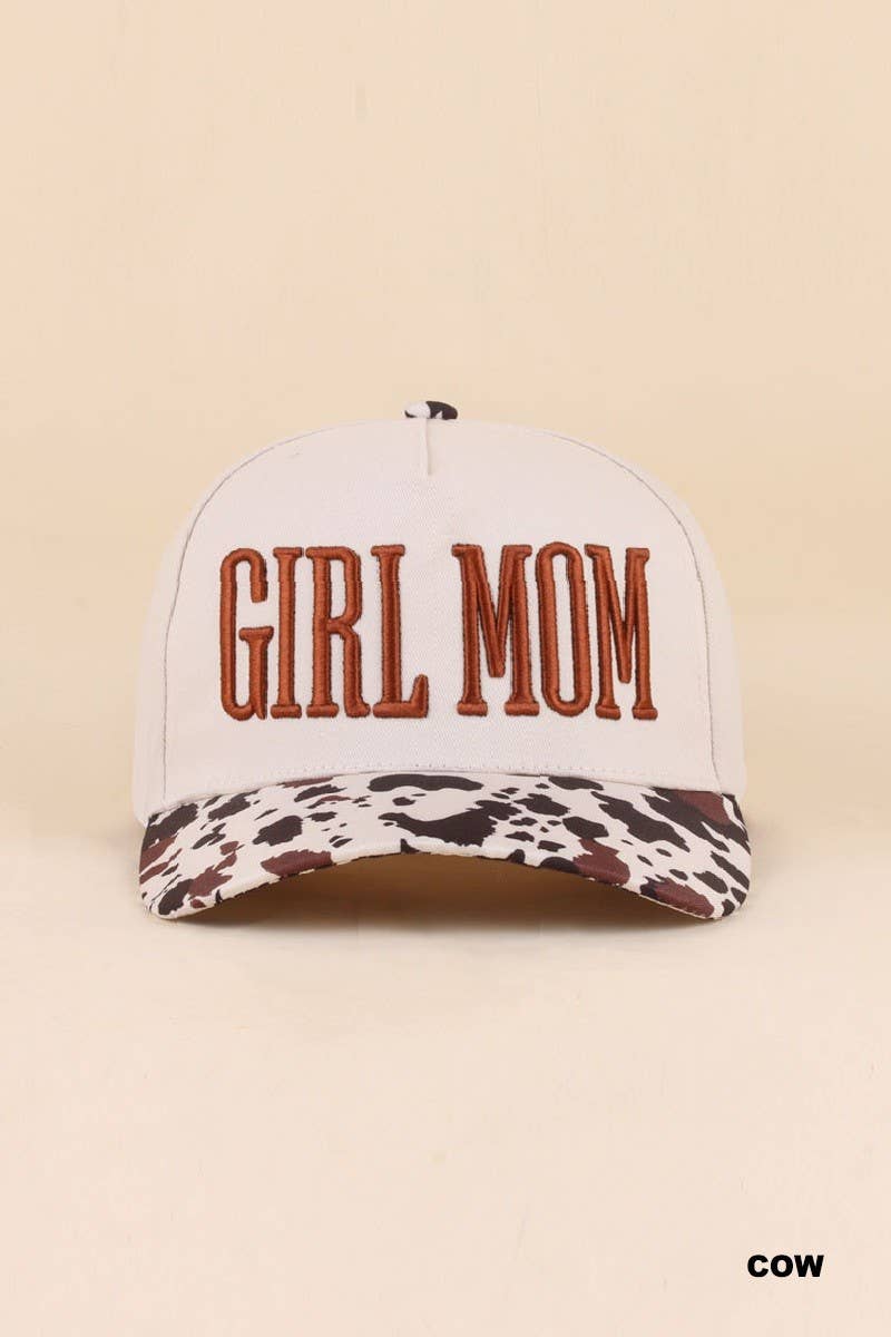 Girl Mom Two Tone Snapback Hat