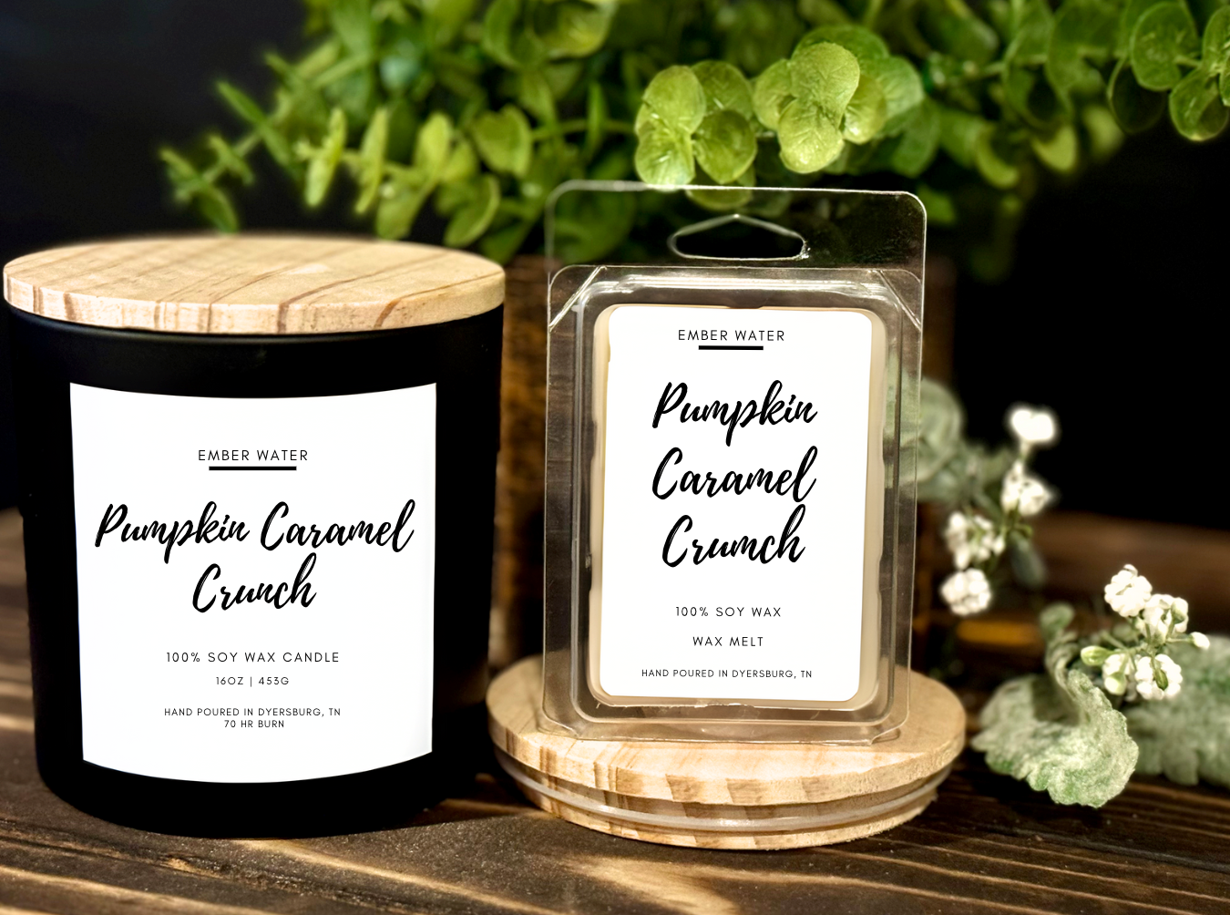 Pumpkin Caramel Crunch 16 oz 100% Soy Candle