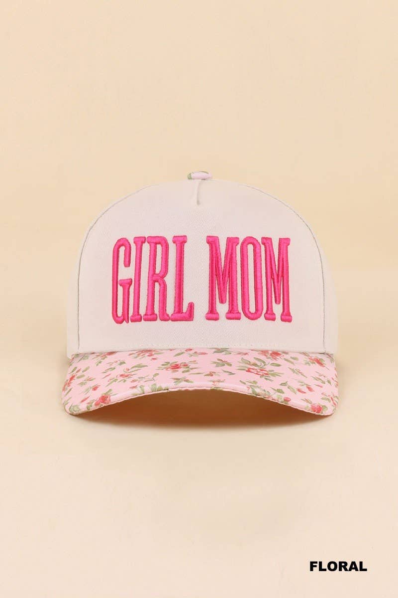 Girl Mom Two Tone Snapback Hat