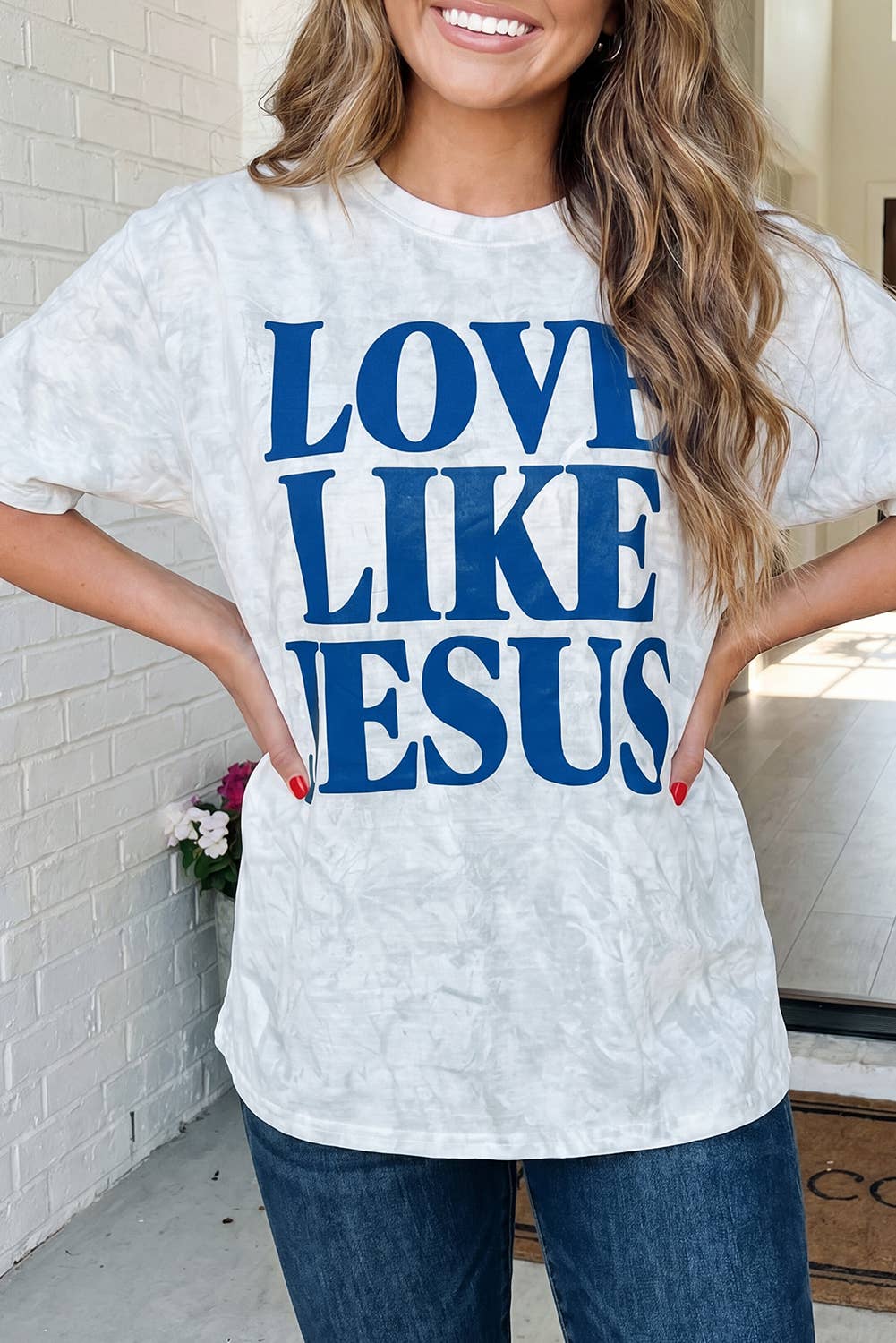 LAS Camouflage Love Like Jesus Oversized T Shirt (S-XL)