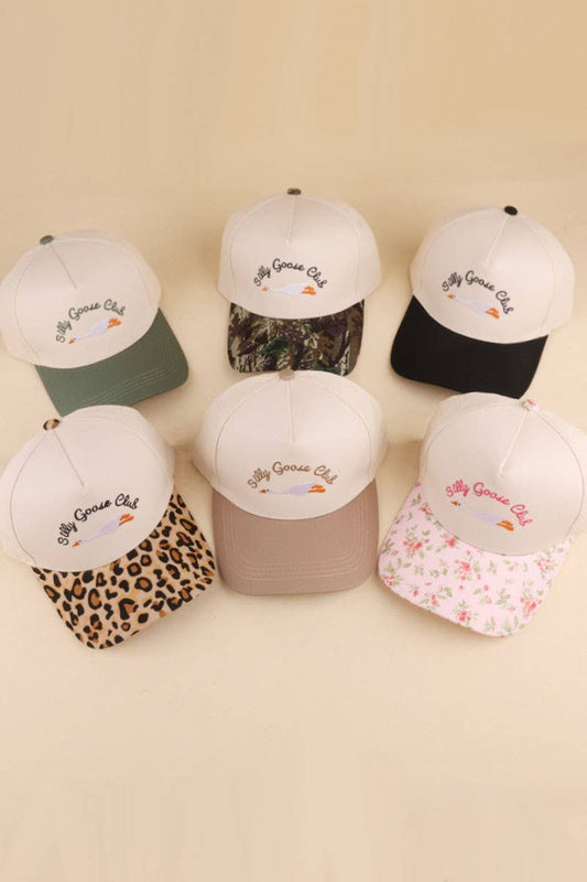 Silly Goose Club Two Tone Cotton Hat