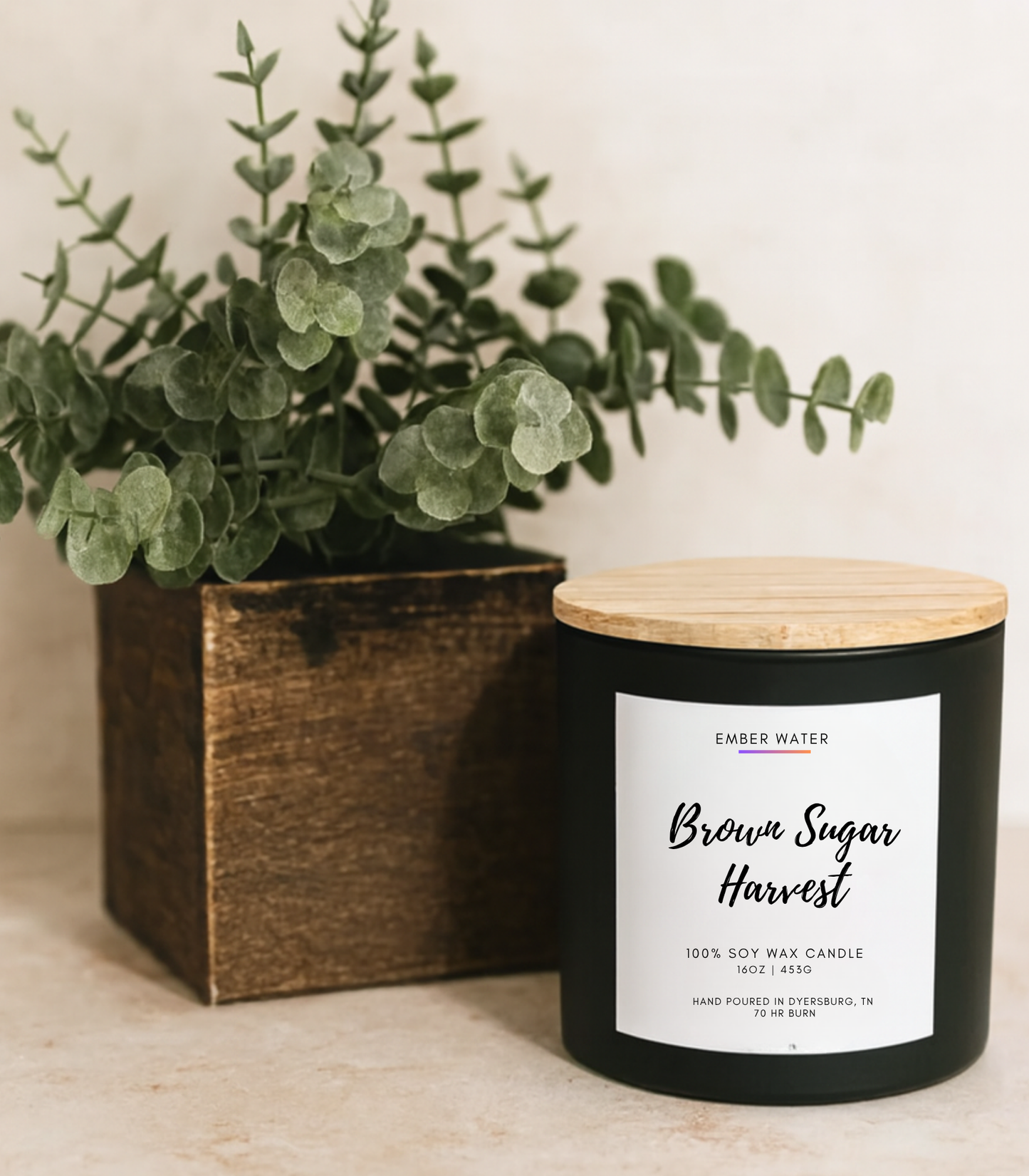 Brown Sugar Harvest  16 oz 100% Soy Candle