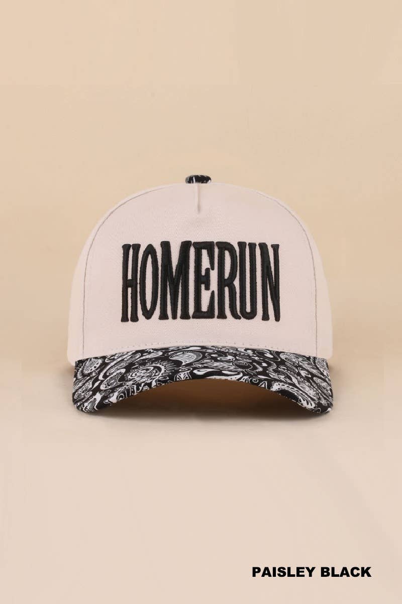 Homerun Two Tone Cotton Hat