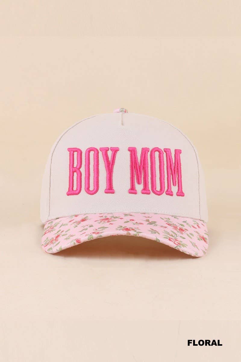 Boy Mom Two Tone Snapback Hat