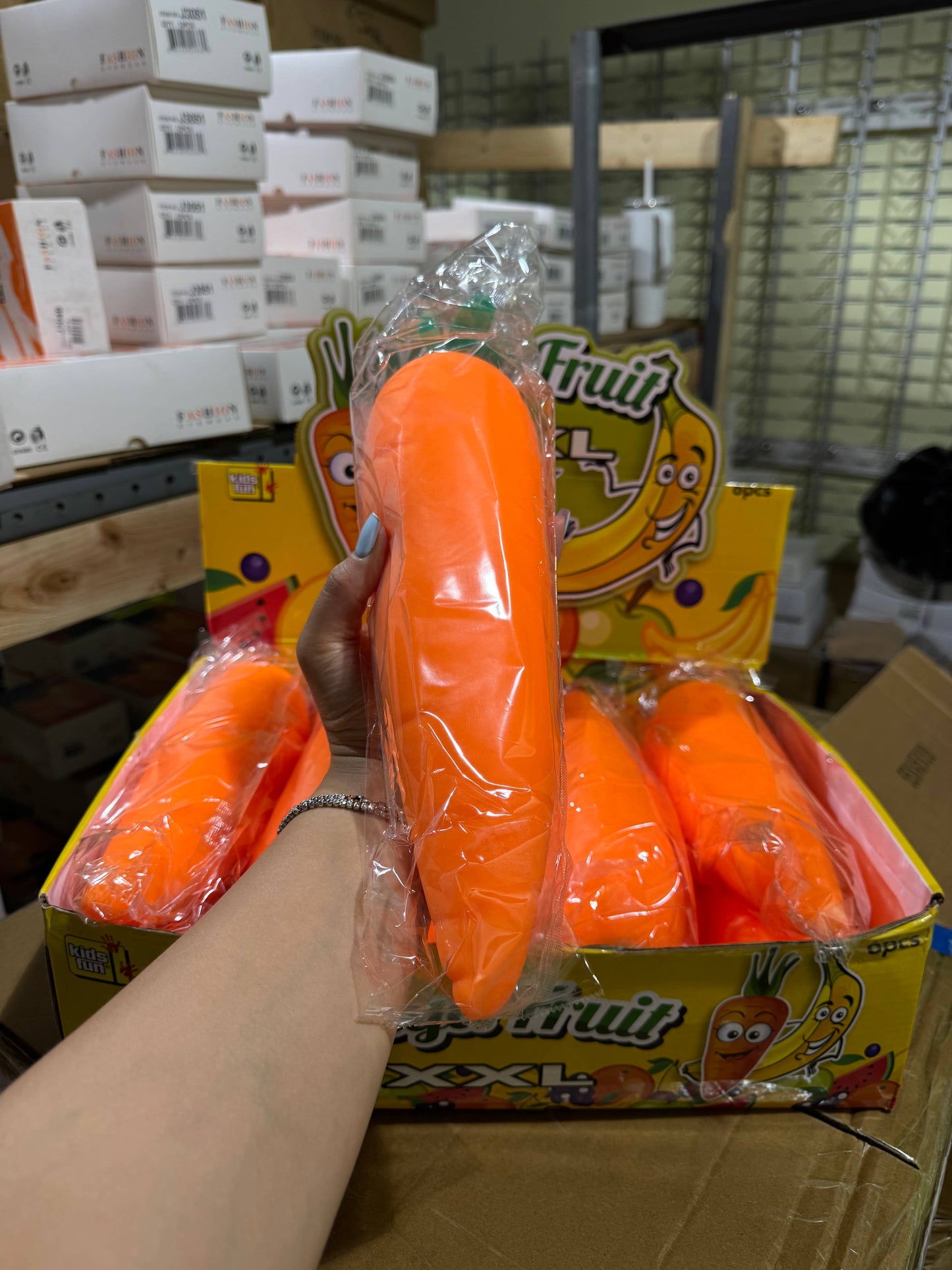 JUMBO Squishy Carrot 10pc | A021