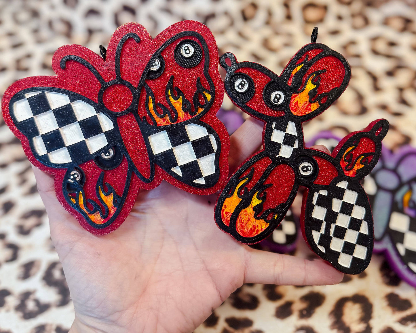 8 Ball Flame Freshies