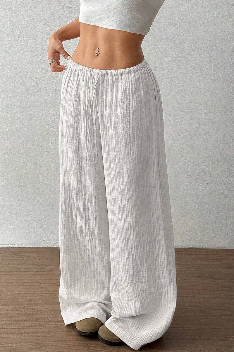 Relaxed Fit Casual Pants
