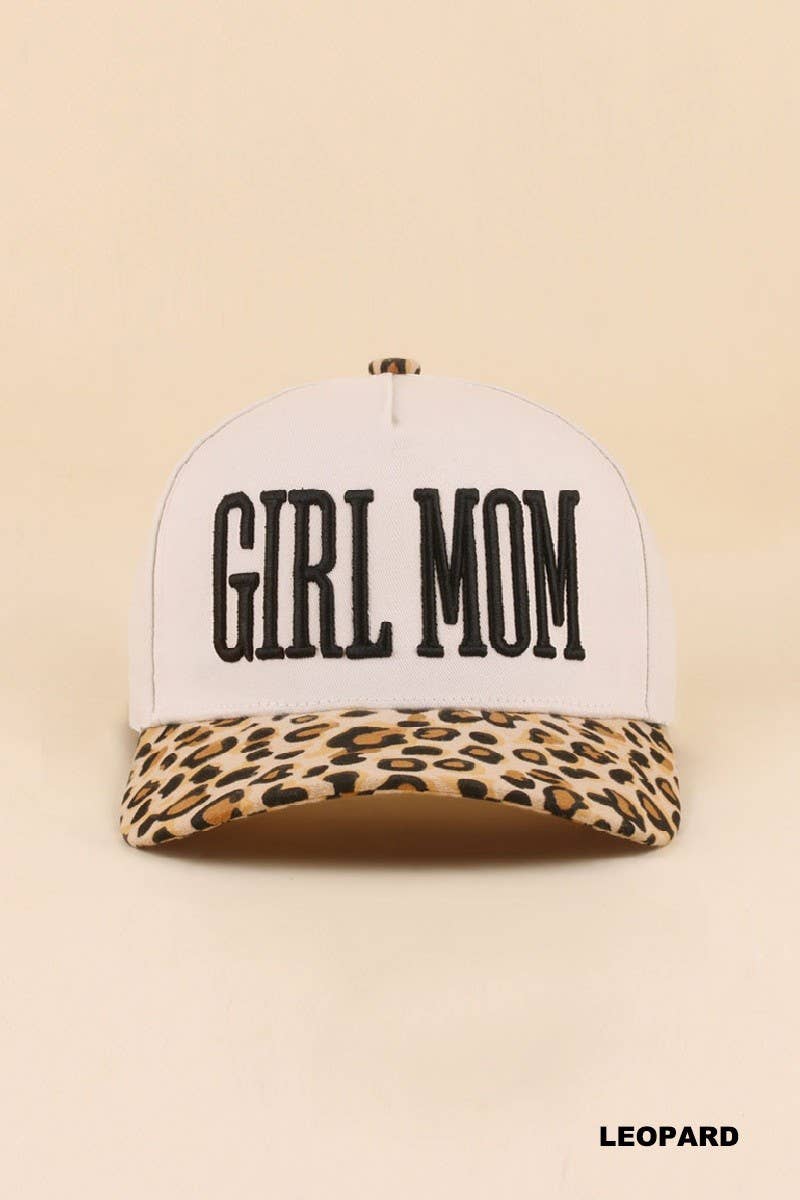 Girl Mom Two Tone Snapback Hat