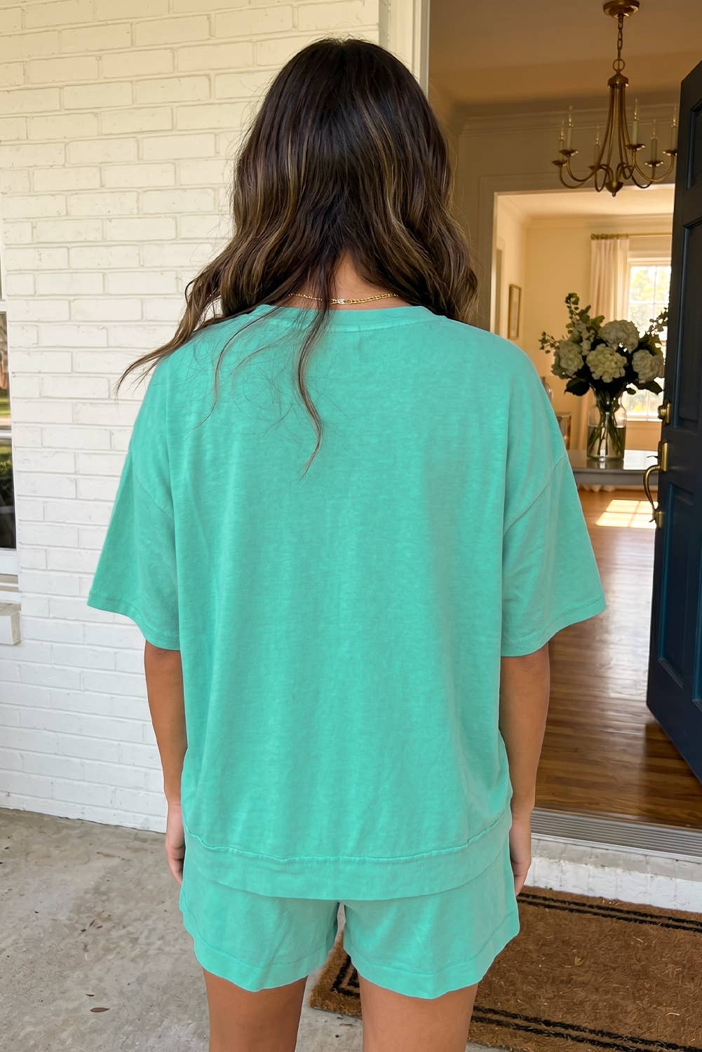 LAS Patch Pocket Oversized Loungewear Set (S-XL)