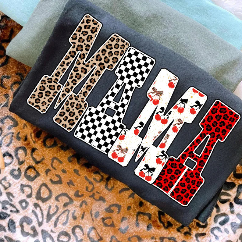 Leopard Checkered Mama
